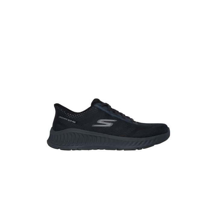 Basket homme Skechers 216375 BBK noire semelle mémoire de forme