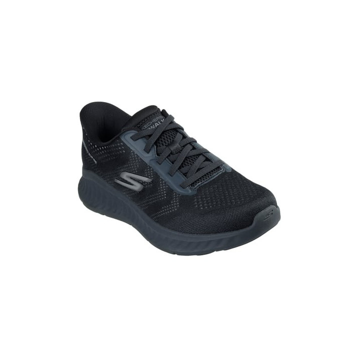 Basket homme Skechers 216375 BBK noire semelle mémoire de forme