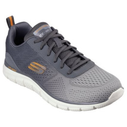 Basket Skechers homme 232399 OLV noire/verte semelle mémoire de forme sport
