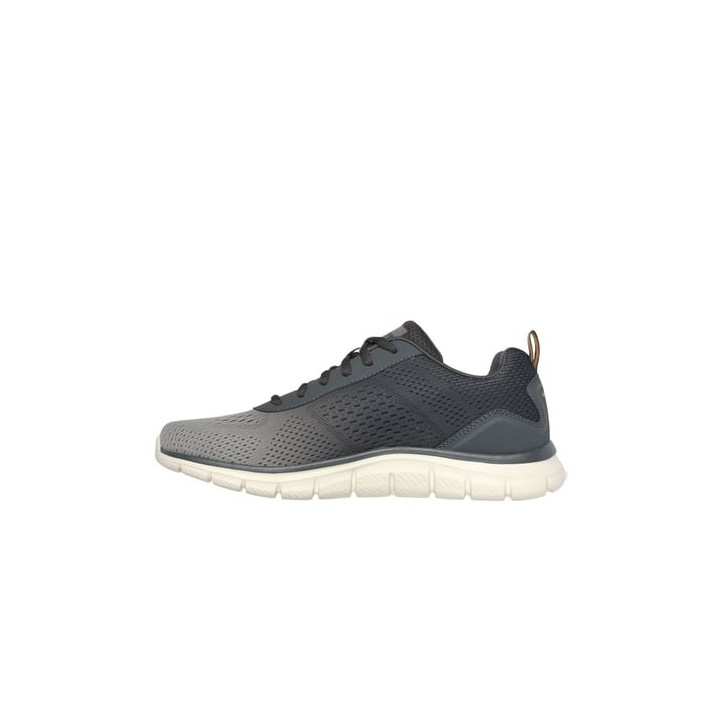 Basket Skechers homme 232399 OLV noire/verte semelle mémoire de forme sport