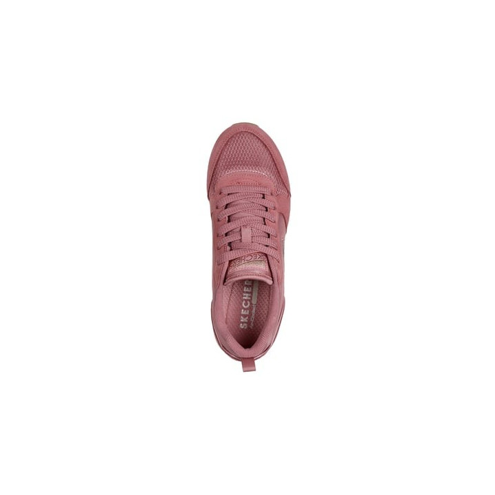 Basket Skechers 111 ros rose mémoire de forme femme