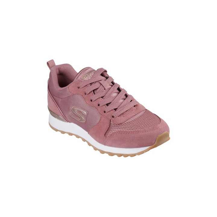 Basket Skechers 111 ros rose mémoire de forme femme