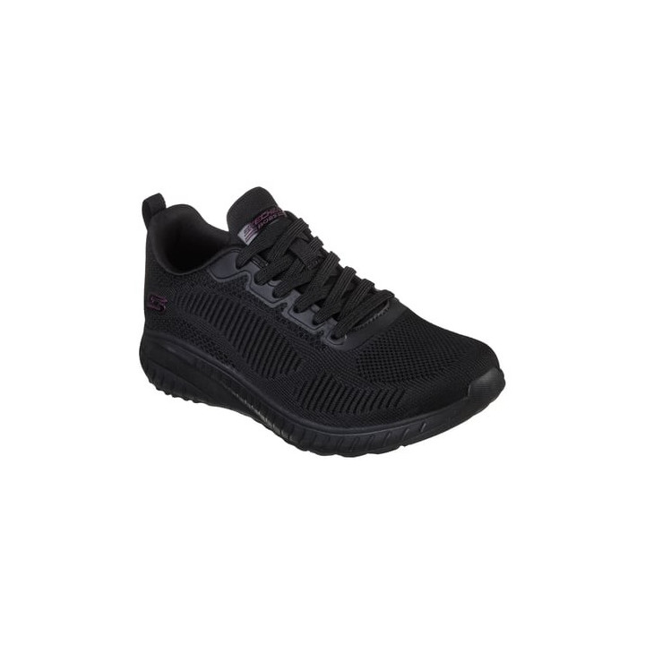 Basket Skechers 117209 BBK femme noire mémoire de forme