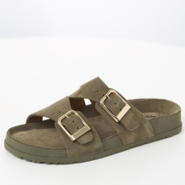 Mule Tamaris 27500 Olive cuir vert