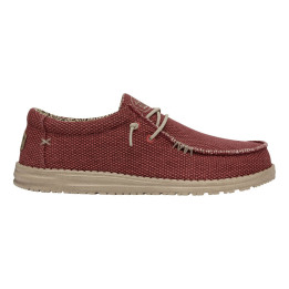 Mocassin Homme HEY DUDE Wally Braided Pompeian Red