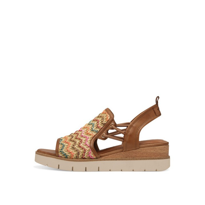Sandale Tamaris femme 28240 Multicolore en cuir