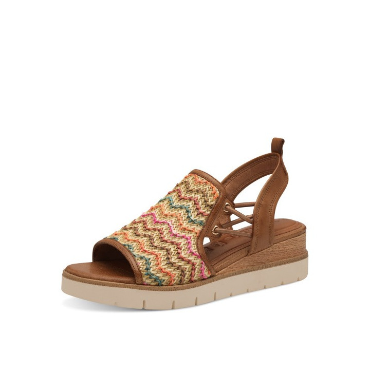 Sandale Tamaris femme 28240 Multicolore en cuir