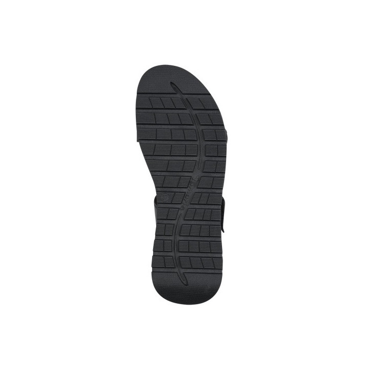 Sandale femme Tamaris 28267 Black/Léopard en cuir