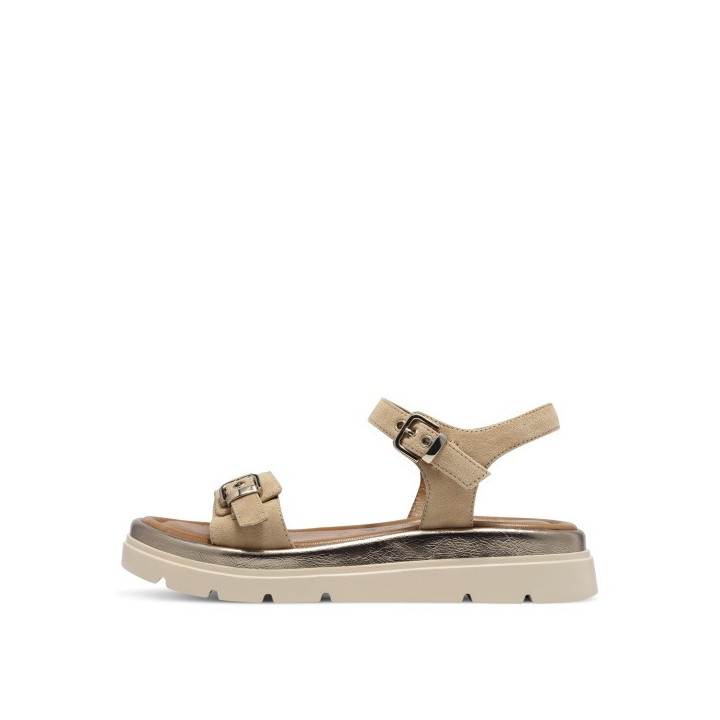 Sandale femme Tamaris 28700 Tan en cuir