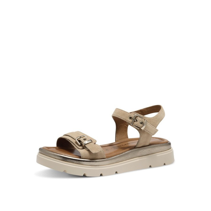 Sandale femme Tamaris 28700 Tan en cuir