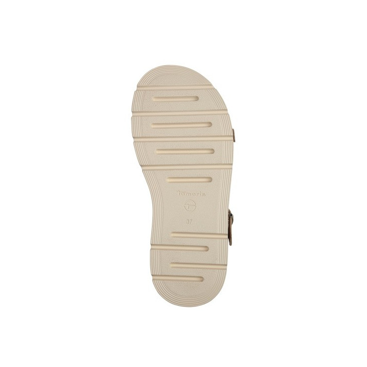 Sandale femme Tamaris 28700 Tan en cuir