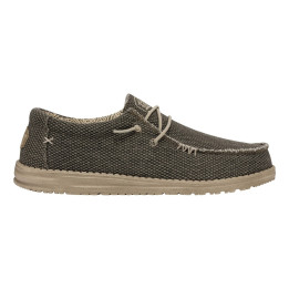 Mocassin HEY DUDE homme Wally braided army, vert kaki