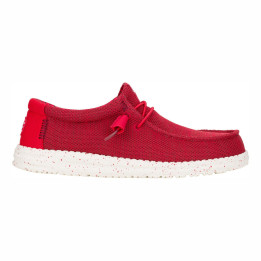 Mocassin Homme Hey Dude Wally Mesh Sox Rouge