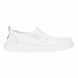 Mocassin Femme Hey Dude Wendy Chambray white