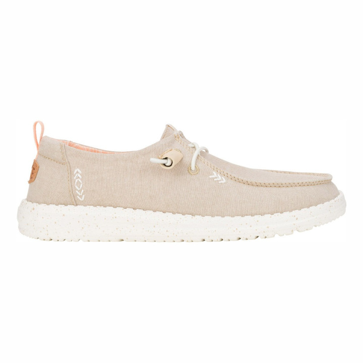 Hey Dude mocassin femme Wendy chambray Tan en beige