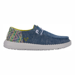 Hey Dude Mocassin Femme wendy funk surf baja bleu