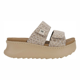 Mule compensée Hey Dude delray silde Surf Baja Beige