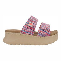 Mule Femme Compensée Hey Dude Delray Slide Surf Baja Multi