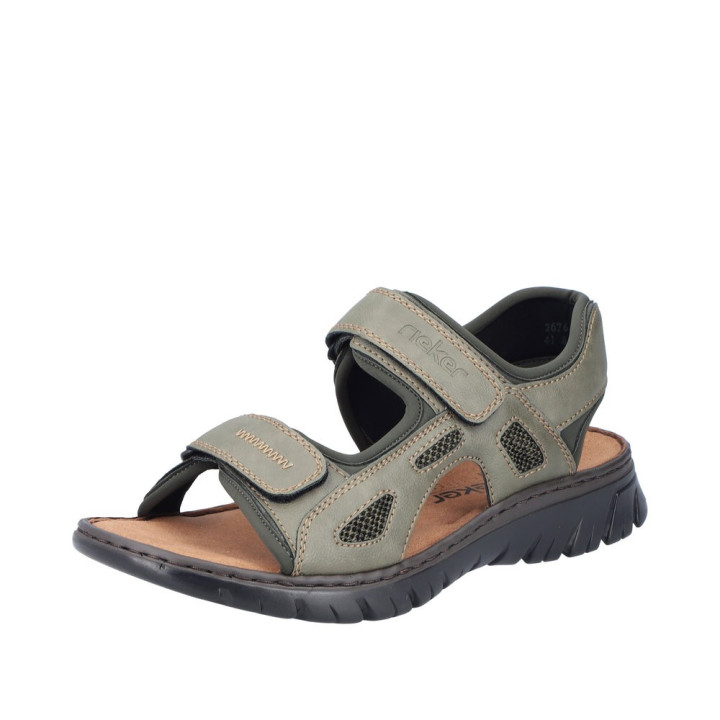 Sandale rieker homme verte 26761-54