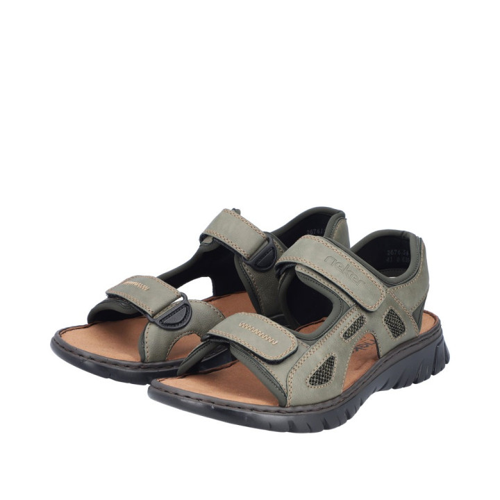 Sandale rieker homme verte 26761-54