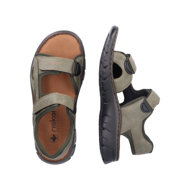 Sandale rieker homme verte 26761-54