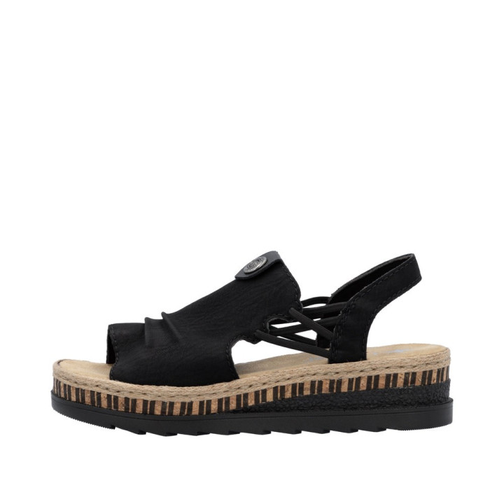 Sandale Femme Rieker avec une semelle moelleuse V7972-00