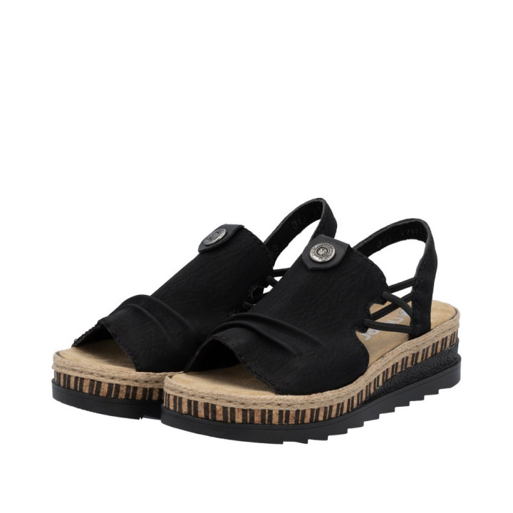 Sandale Femme Rieker avec une semelle moelleuse V7972-00