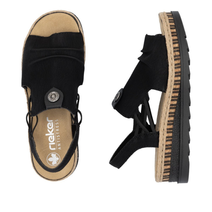 Sandale Femme Rieker avec une semelle moelleuse V7972-00