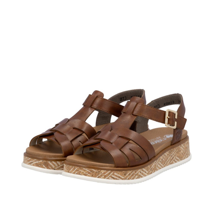 Sandale Rieker W0853-24 marron
