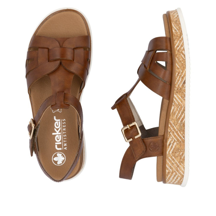 Sandale Rieker W0853-24 marron