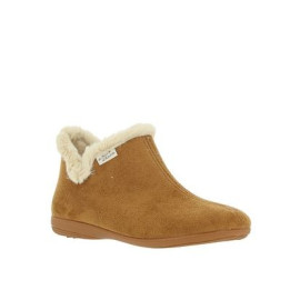 Chausson bottillon camel, Maison de l'Espadrille.