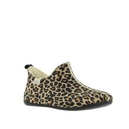 Chausson bottillon leopard, Maison De l'Espadrille.