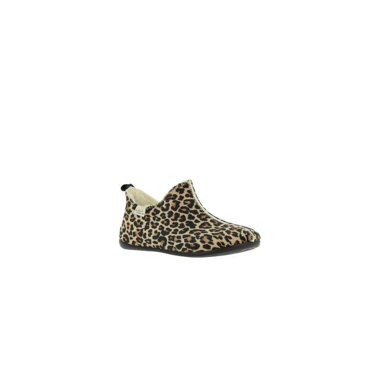 Chausson bottillon leopard, Maison De l'Espadrille.