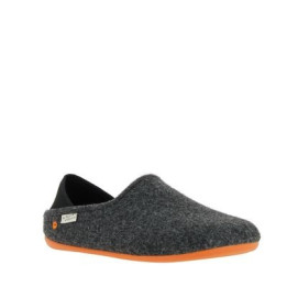 Chausson mule noir Maison de l'Espadrille.
