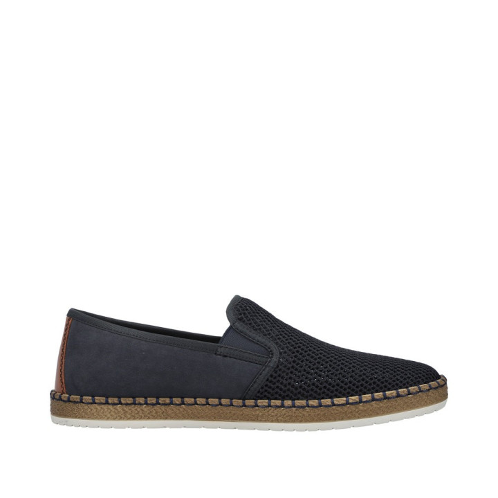 Mocassin rieker homme bleu B5265-14