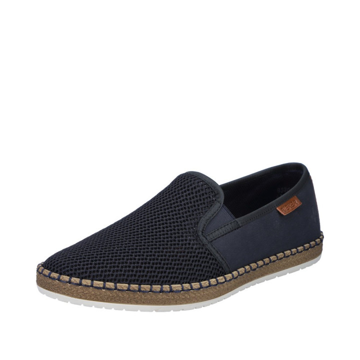 Mocassin rieker homme bleu B5265-14