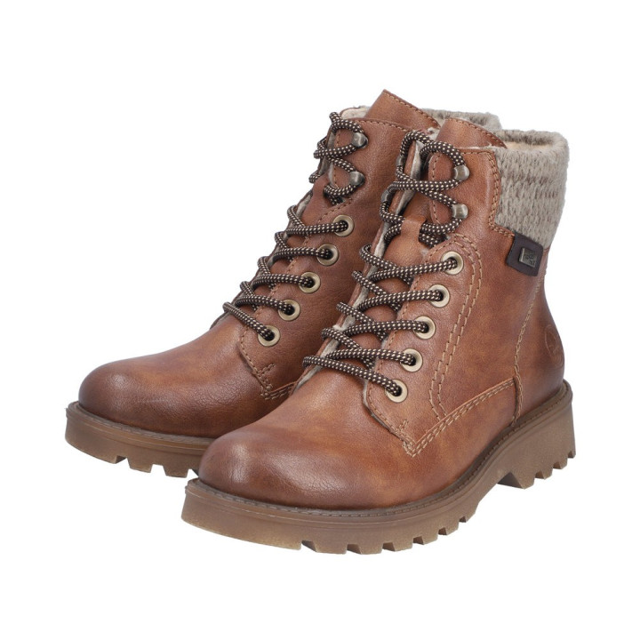 Bottine femme marron, RIEKER 73220-24