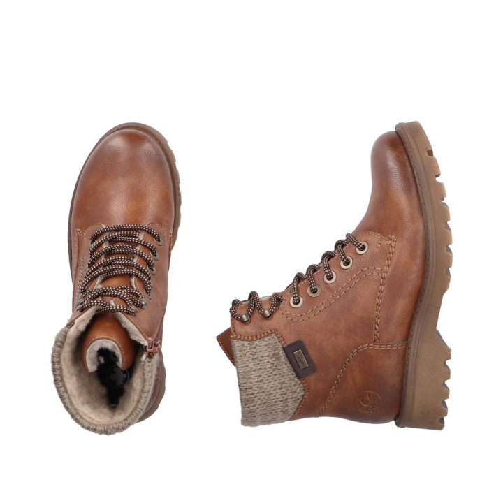 Bottine femme marron, RIEKER 73220-24