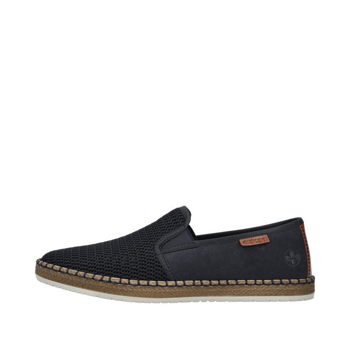 Mocassin rieker homme bleu B5265-14