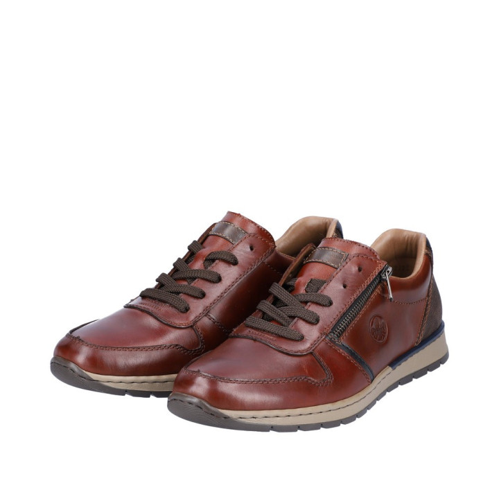 Basket zippée marron, RIEKER B2112-25
