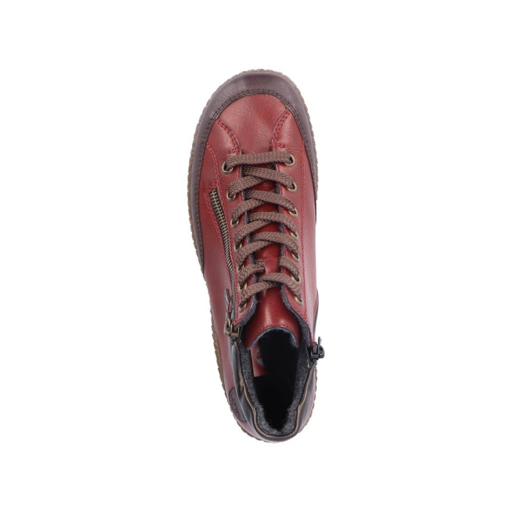 Bottine rouge RIEKER L7500-35