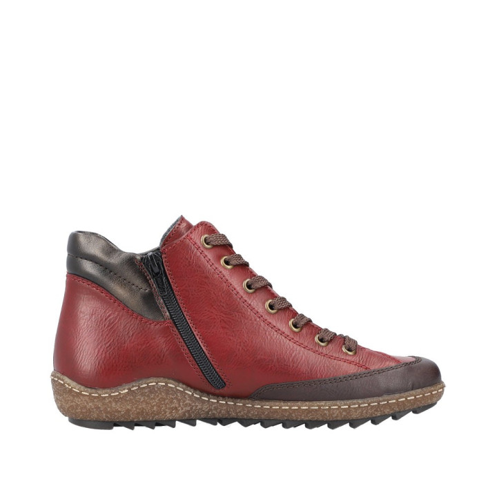Bottine rouge RIEKER L7500-35