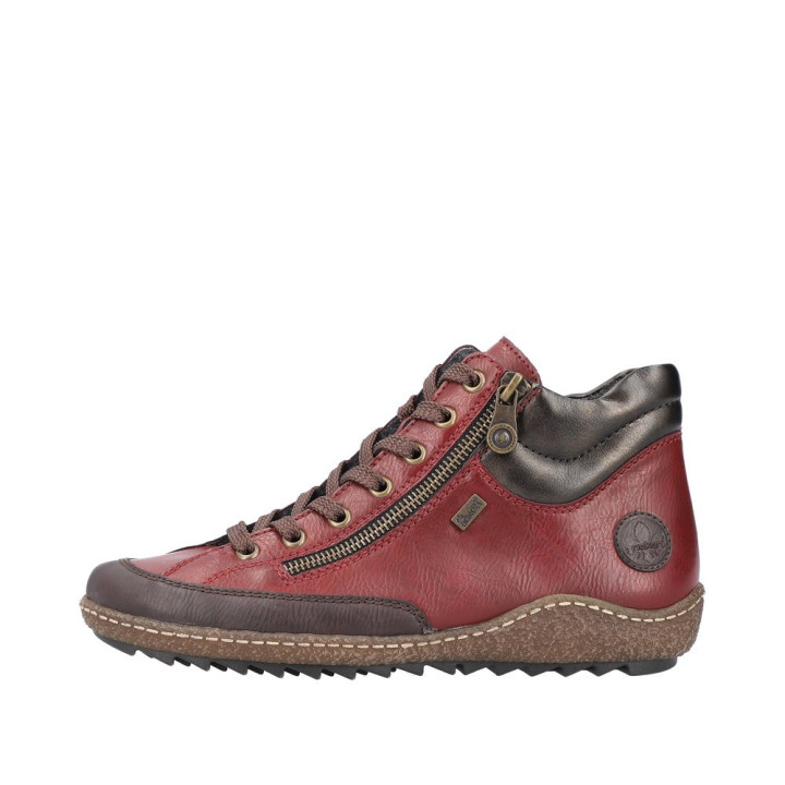Bottine rouge RIEKER L7500-35