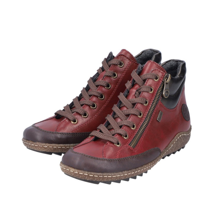 Bottine rouge RIEKER L7500-35