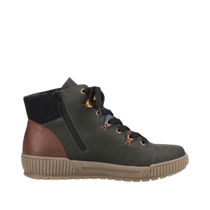Bottine kaki RIEKER N0711-54