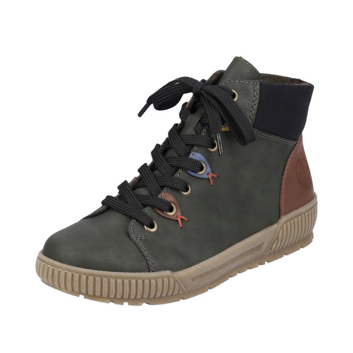 Bottine kaki RIEKER N0711-54
