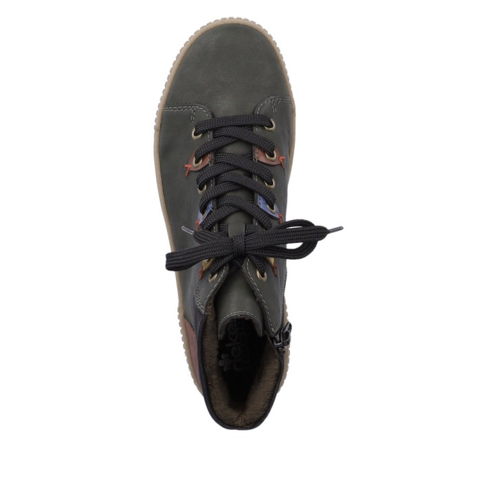 Bottine kaki RIEKER N0711-54