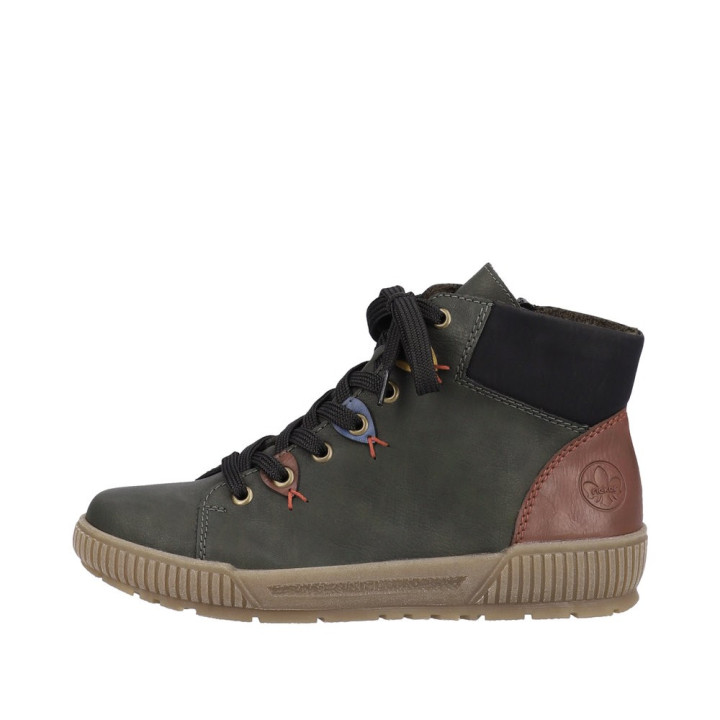 Bottine kaki RIEKER N0711-54
