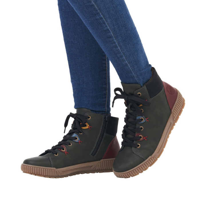 Bottine kaki RIEKER N0711-54