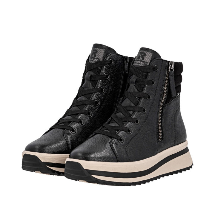 Bottine noir W3870-00 Rieker